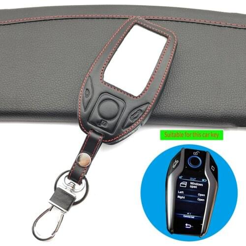 LED Display Case Fully Car Key Cover For BMW 5 7 Series G11 G12 G30 G31 G32 i8 I12 I15 G01 X3 G02 X4 G05 X5 G07 X7 Accessories