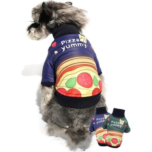 Warm Dog Jacket with Fur Collar Cat Dog Clothes Autumn Winter Suit Coat for Small Large Dog Clothing S-XXL Puppy Bulldog H22