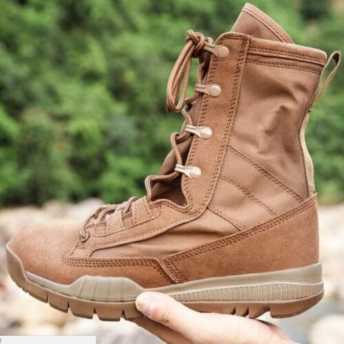 Military Tactical Boots Men Winter Motocycle Boots brown Combat Army Shoes For Men Botas Desert Safty Black Work Shoes