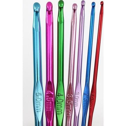 1Pcs Alumina Crochet Knitting Hooks Needles Crochet Handmade DIY Weave Sewing Tools 2/2.5 3/3.5/4/4.5/5/5.5/6/6.5/7/8/9/10mm