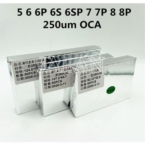 250um OCA Adhesive For 5 6 6p x xs max xr 11pro max LCD Screen Front out Glass Laminating Repair YMJ OCA Glue