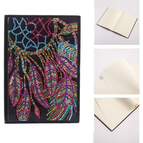Diamond Painting Notebook DIY Dreamcatcher Special Shaped Diamond Embroidery Cross Stitch A5 Notebook Diary Book Christmas Gifts