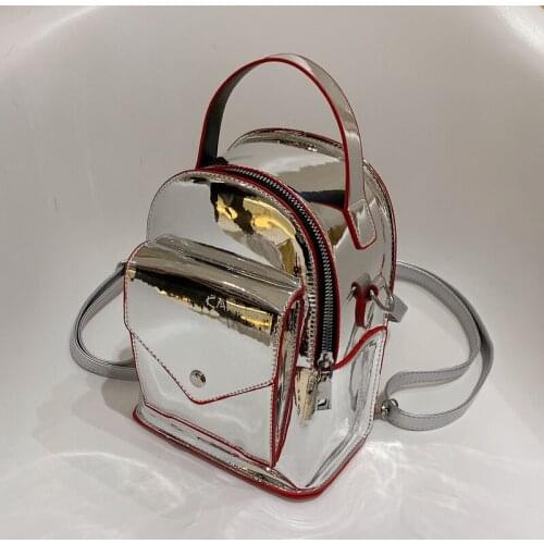 Barhee Women's Patent Leather Backpacks