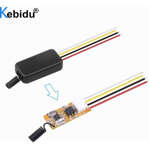 Kebidu 12V 433Mhz Wireless RF Switch Relay Receiver Module For Car Motorcycle LED Light Controller