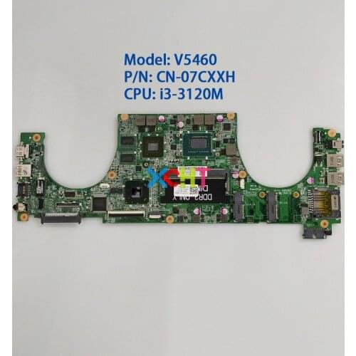 CN-07CXXH 07CXXH 7CXXH DA0JW8MB6F1 w i3-3120M CPU GT630M GPU for Dell Vostro 5460 NoteBook PC Laptop Motherboard Mainboard