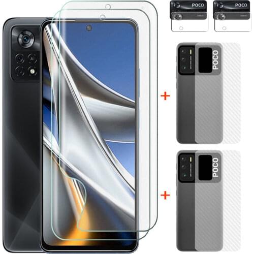For Xiaomi Poco X3 GT Hydrogel Film Screen Protector Poco X 3 GT Back Film Soft Glass Poco X3GT Protective Film On Poco X3 GT 5G