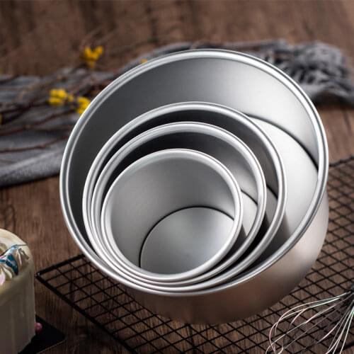 6/8/10 Inch Heightened Cake Mould Deepened Anode Removable Bottom Mold Baking Tool Cylindrical Cake Baking Tray Bakery Tools