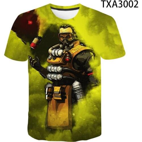 New Classic Game Apex Hero 3D T Shirt Men Women Tops Boy Girl Childrens Cool Tee Harajuku Cartoon Anime Clothes Apex Legends