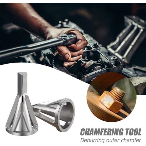 Car Motorcycle Tire Repair Deburring Tools External Bit Chamfer Tools Stainless Steel Metal Remove Burr Car Repair Garage Tools