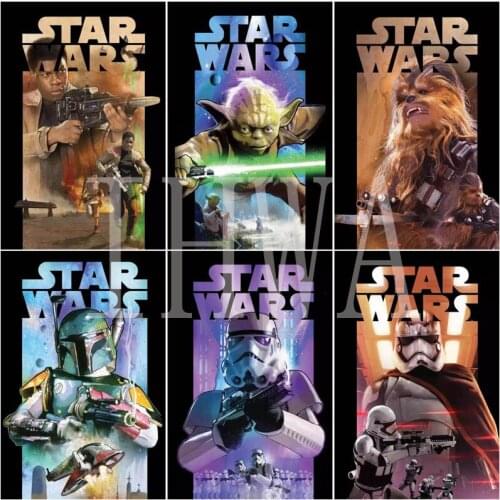 Star Wars Clone Troopers Diamond Painting Cross Stitch Full Square Round Diamond Embroidery Home Decor Gift Handwork Disney Gift