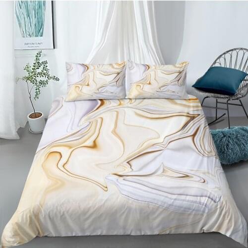 Colorful Marble Pattern Bedding Set Creative Printed Duvet Cover Abstract Art Comforter Covers Twin Queen King Size Quilt Cover