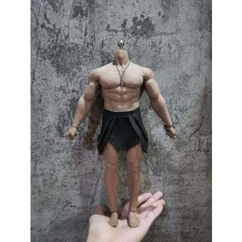 1:6 Ancient soldier Roman general Russell Leather skirt For 12" M35 Strong body