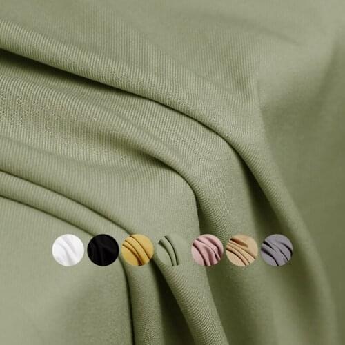 Red Raspberry Pure Colour TR Twill Worsted Fabric Spring Women Dress Pants Suits Jacket Sewing Cloth Tailor Textile Freeshipping