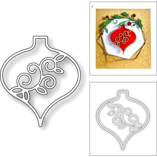 2020 New Decoration Red Peach Lantern Line Embossing Metal Cutting Dies For Making Greeting Card Paper Scrapbooking No Stamps