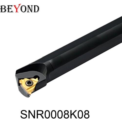 OYYU 8mm SNR0008K08 SNR SNR0008 Threading Lathe ToolHolder Carbide Inserts 08IR Thread Inserts Turning Toolholder Boring Bar CNC