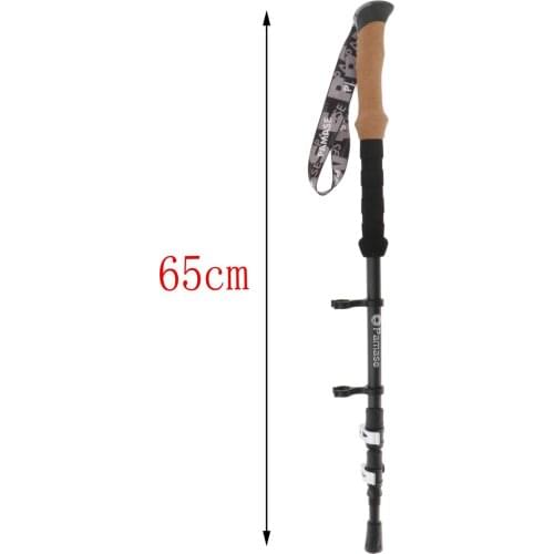 Travel Adjustable Folding Canes Walking Stick Hiking Trekking Pole for Men Women