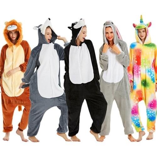 Black Husky Onesies Women Men Adult Animal Cartoon Pajamas Funny Festival Party Fancy Suit Cosplay Costume Overalls