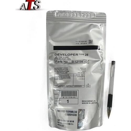 Original B1219640 type 28 Developer powder For Ricoh Aficio 2015 2016 2018 2020 3025 3030 MP1600 MP2000 MP2500 MP2510 MP2550
