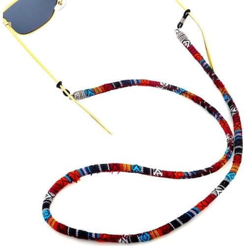 Practical Eyeglass Sunglasses Cotton Neck String Cord Retainer Strap Eyewear Lanyard Holder Ethnic Glasses Chain