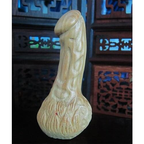 Q4109 - 2" Hand Carved Japanese Boxwood Netsuke : Mens Secret
