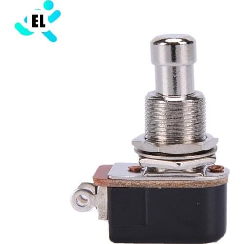 SPST Momentary Soft Touch Push Button Stomp Foot Pedal Electric Guitar Switch 2.2*3.2*1.2cm