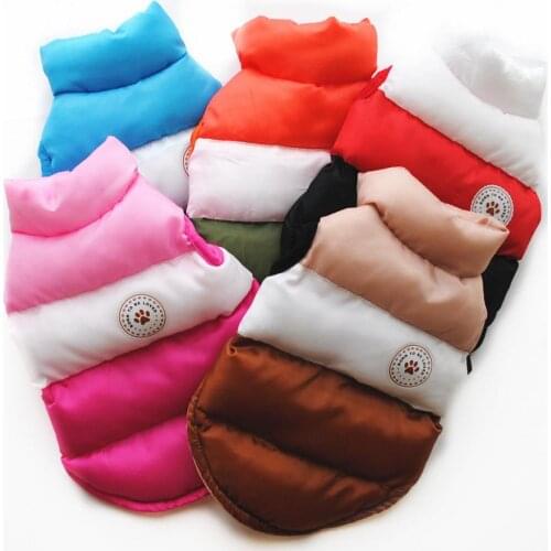 Thick padded Pet Jacket Vest Dog Clothes for Small Dogs Winter Warm Coat Dog Costume Puppy Chihuahua Clothing Roupa De Cachorro