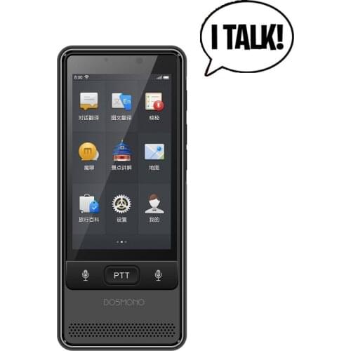 DOSMONO Translator Device 32 Languages Translation English to Korean Chinese Spanish Italian Deutsch Polish Vietnamese