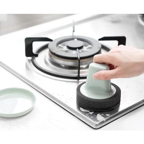 Wonderlife Sponge Brush Magic Cleaning Washing For Kitchen Office Bathroom Accessories Tray Sponge Cleaning Brush