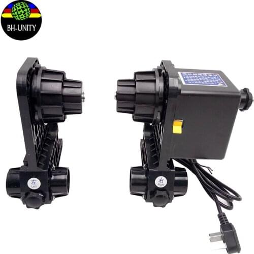 Hot sale!one/ single power printer roller take up system without support legs 110V suitable for powerful Roland /Mimaki /Mutoh