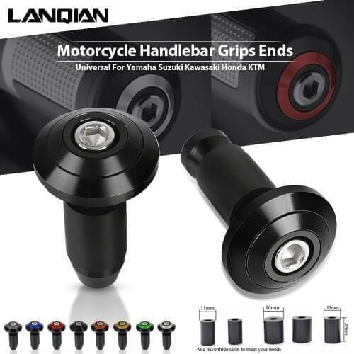 For Honda Motorcycle Handle Bar End Cap Anti Vibration Silder Plug VFR750 F R FH FV RVF750RR VFR800 FIWI VTEC F VF1000 F Parts