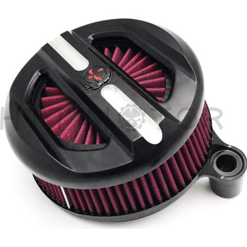 Aftermarket motorcycle parts Skull Grille Air Cleaner Kit For Harley 16-later FXDLS Softail/08-17 Touring Trike Black