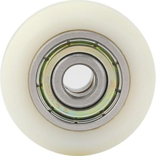 1PC German IGUS TechI White Pulley V-groove Round Wheel Rollers Wear-Resistance for 3D Printer Creality Ender 3 CR-10 Series
