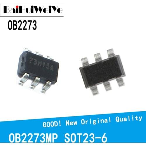 10Pcs/Lot OB2273 OB2273MP OB2273AMP SOT23 SOT23-6 LCD Power Management Chip New Original Good Quality Chipset