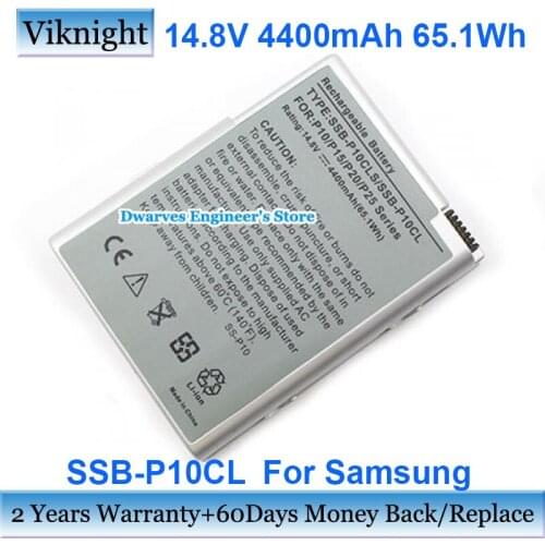 14.8V 4400mAh SSB-P10CLS SSB-P10CL Battery For Samsung P10 CXTC P15 P20 P25 XZC Series Laptop SSP10-8 SAG-P10 SSP10-8-G6NY44