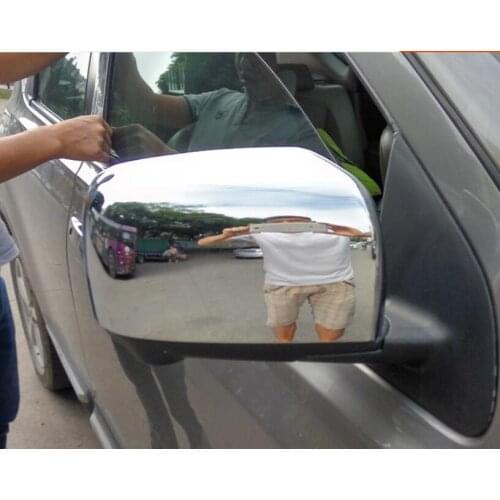 2Pcs ABS Chromed Side Door Rearview Mirror Cover Trims Car Accessories Fit For Nissan Qashqai 2007 2008 2009 2010 2011 2012 2013