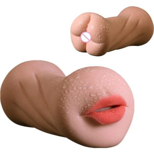 3D Realistic Oral Sex Mouth Tongue Teeth Deep Throat Blowjob Stroker Oral Sucking Cup Pussy Vagina Sex Toys for Men Masturbator