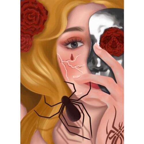 Princess fantasy fairy new arrival DIY Crystal full drill square 5D diamond painting 3D cross stitch kit mosaic round rhinestone