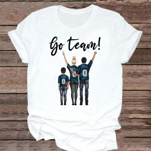 T-shirts Sweet Lovely Trend Women Family Love Mother Mom Mama Fashion Graphic Clothes Aesthetic Tshirt Top Female Tee T-Shirt