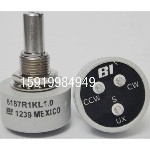[VK] BI 6187R 1K L1.0 imported conductive plastic potentiometer 360-degree limitless spot switch