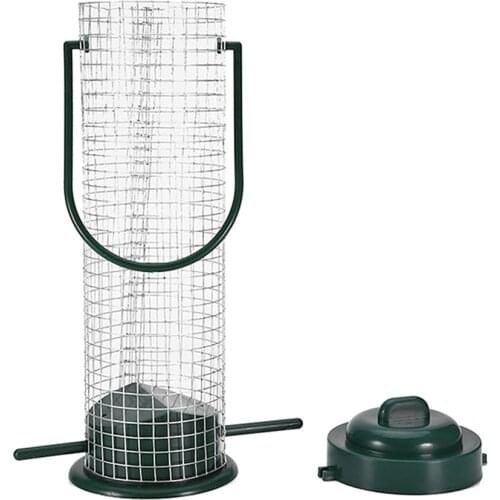 Pet Bird Feeder Feed Station Hanging Garden Plastic Birds Food Dispenser Feeders Grease Ball Rack Holder Tree Garden Decoration