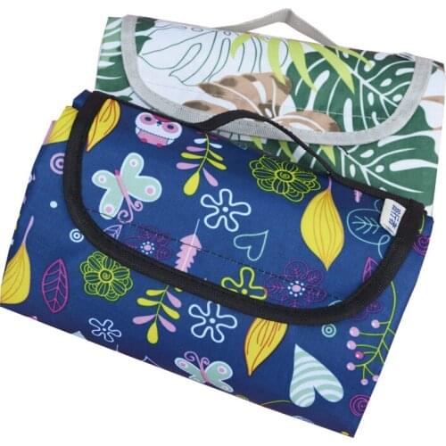 Outdoor Picnic Mat Portable Camping Mat Waterproof Cloth Oxford Cloth Damp Proof Mat Outdoor Blanket Beach Mat