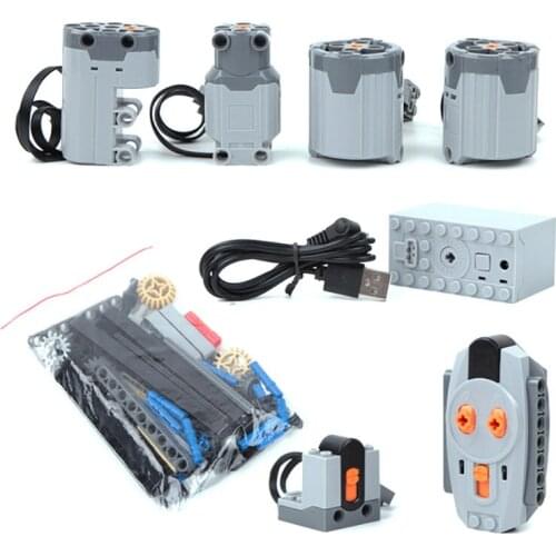 NEW Bugatti RC Modification RC Motor Power Function Set Compatible for 42083 20086 Technic MOC Building Blocks DIY Toys