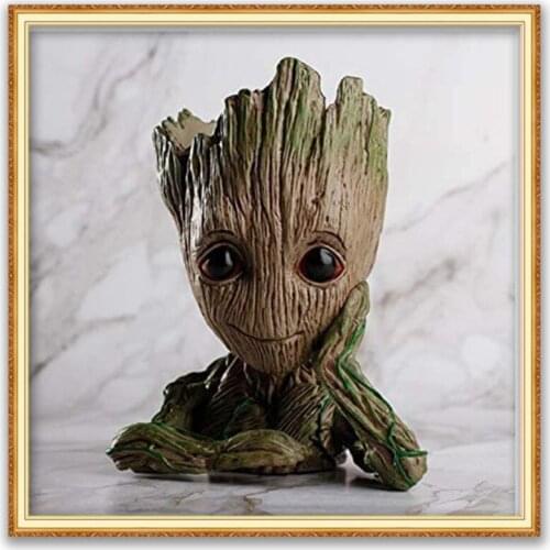 Groot DIY Embroidery Cross Stitch 11CT Kits Craft Needlework Set Cotton Thread Printed Canvas Home Decoration Hot Sell Wholesale