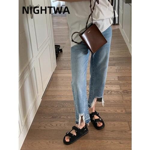NIGHTWA Women's Straight Trousers