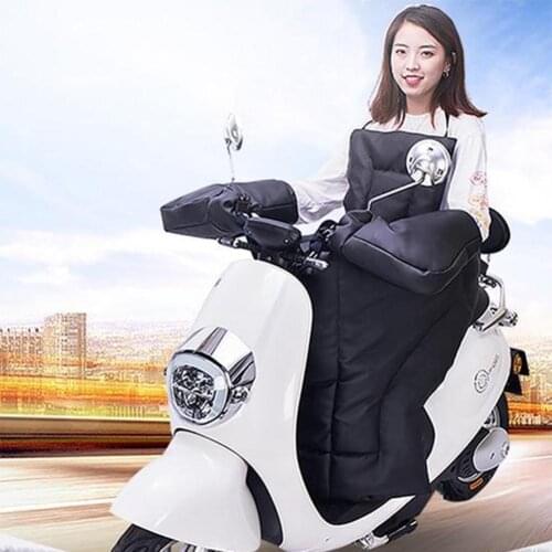 New Motorcycle Scooter Leg Cover Leg Lap Apron Cover Thickened Warm Keeping Down Cotton Waterproof Leg Cover Shield Winter