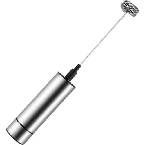 Milk Frother Handheld Electric Portable Foamer And Drink Mixer Battery Powered And Stainless Steel With High Torque Motor