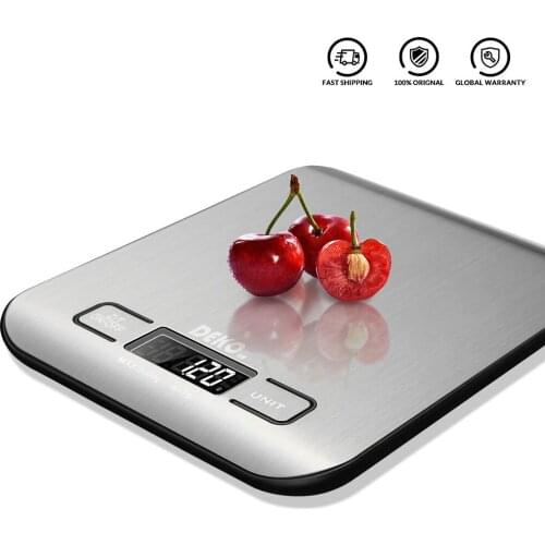 Portable Electronic Digital Kitchen Scale With Timer High Precision LED Display Household Weight Balance Measuring Tools