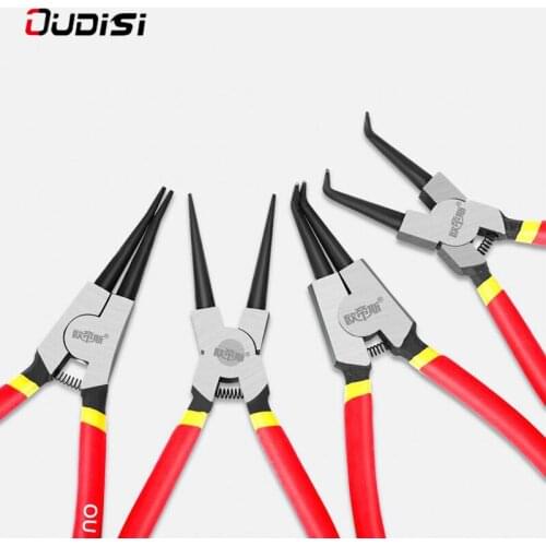 Portable Industrial Circlip Pliers 7/9/13 Inch Internal And External Expansion Pliers Remover Fixed Crimping Tool