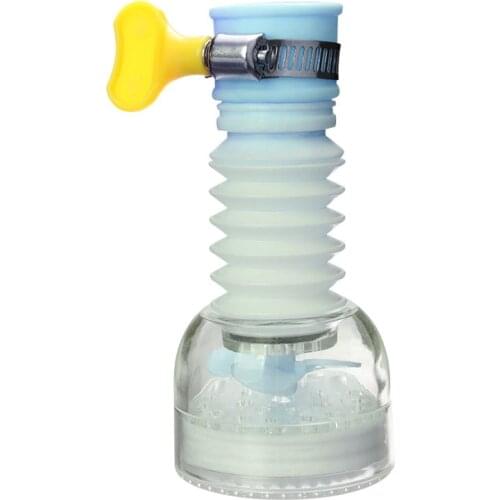 360 Degree Adjustment Kitchen Faucet Extension Tube Bathroom Extension Water Tap Water Filter Foam Kitchen Faucet Accessories
