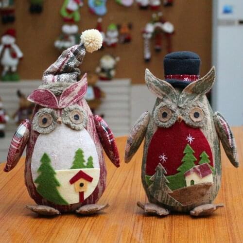 Christmas Decorations Creative Christmas Decorations Christmas Dolls Owl Dolls Christmas Decorations